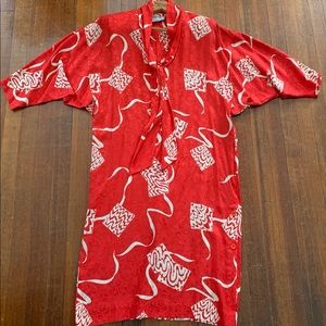 Silk Vintage Oleg Cassini long dress! 80’s vibe